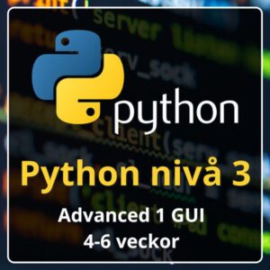 Python nivå 3-GUI Programming(tekinter)